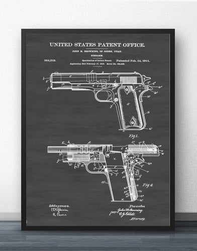 Colt 1911 Firearm Patent