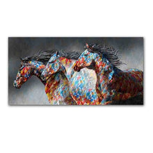 Load image into Gallery viewer, Wild Three Horse Abstract