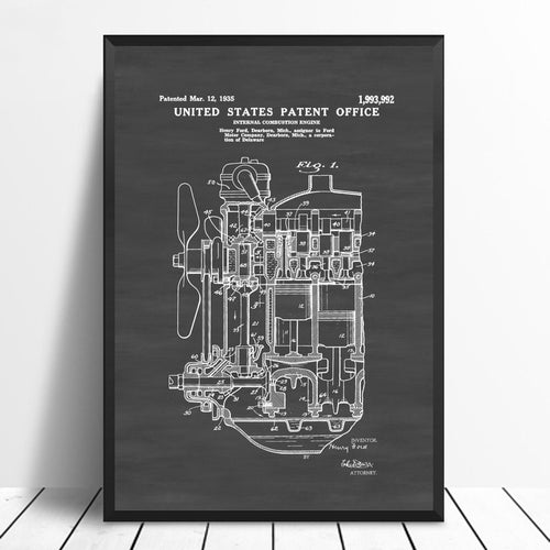 1935 Internal Combustion Engine Patent